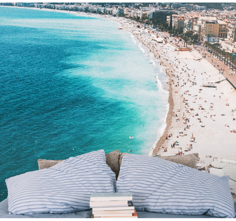 Strand i fina tonåriga fototapeter - Tenstickers