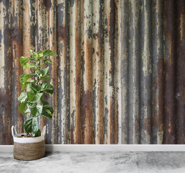 Metallark fototapet - Tenstickers