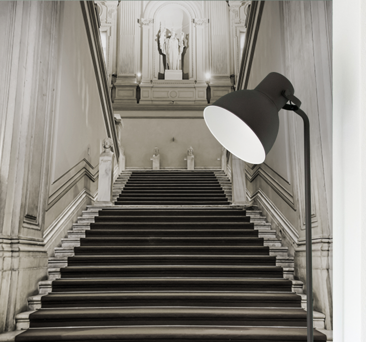 Trappor optisk illusion 3d fototapeta - Tenstickers