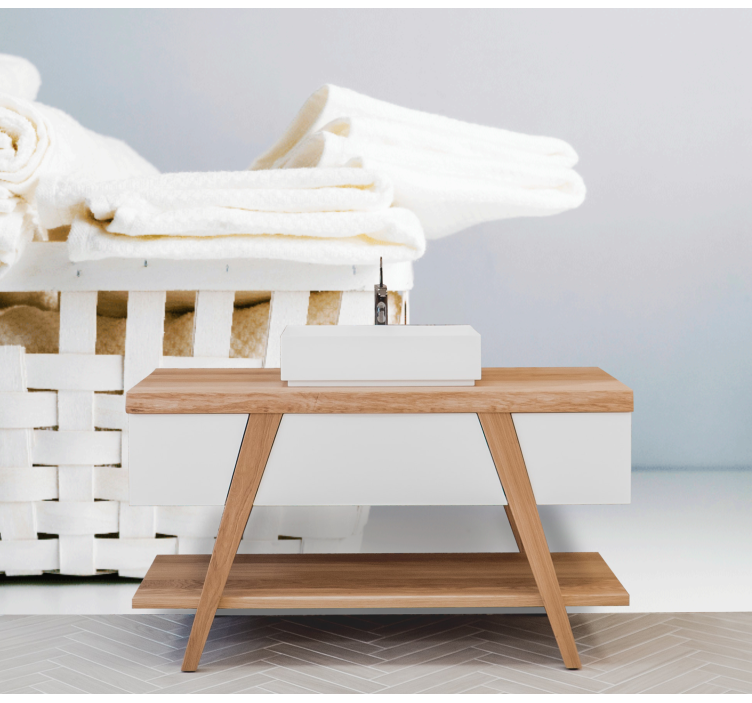 Tvättkorg fototapeter - Tenstickers