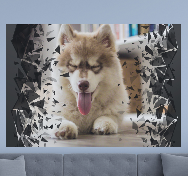 Utbrottsporträtt Fototapeter djur - Tenstickers