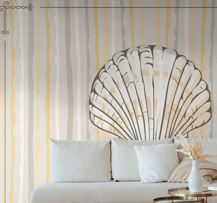 Fototapet för stor snäckskal - Tenstickers