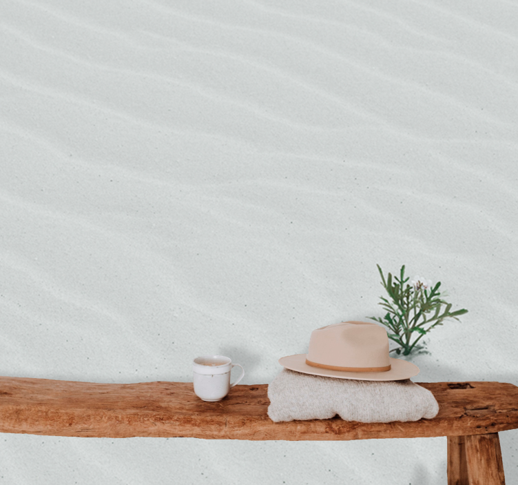 Vit sandöken fototapet - Tenstickers