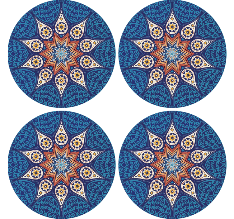 Mandala mosaik originalunderlägg - Tenstickers