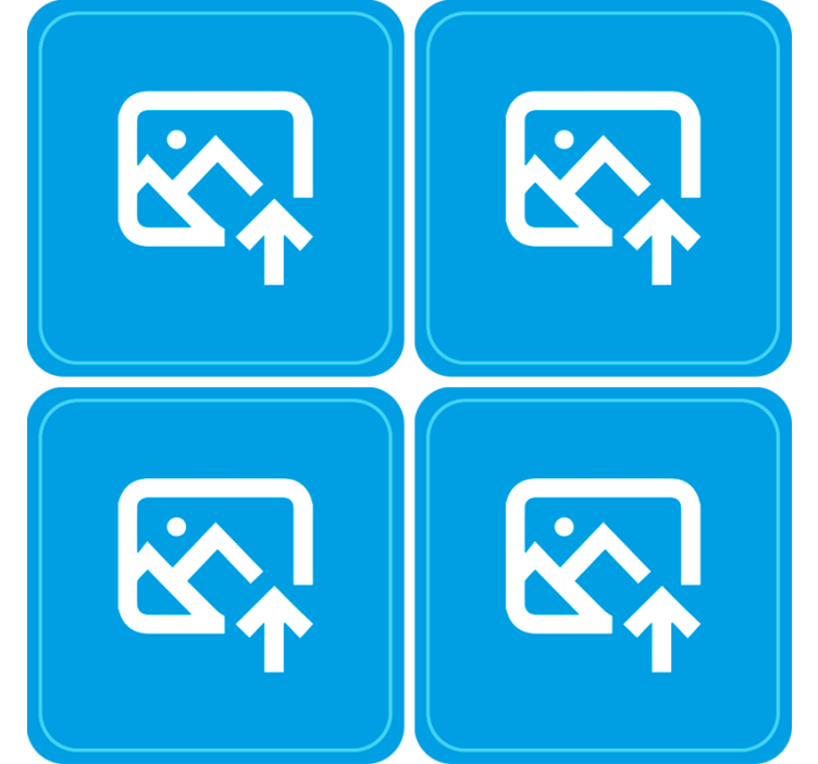 Parfoto personliga glasunderlägg - Tenstickers