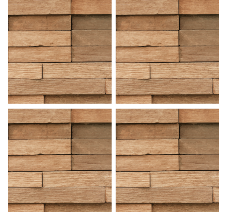 Abstrakt trädrinkglasunderlägg - Tenstickers