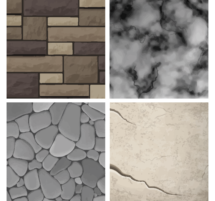 Realistiska strukturer dricker glasunderlägg - Tenstickers