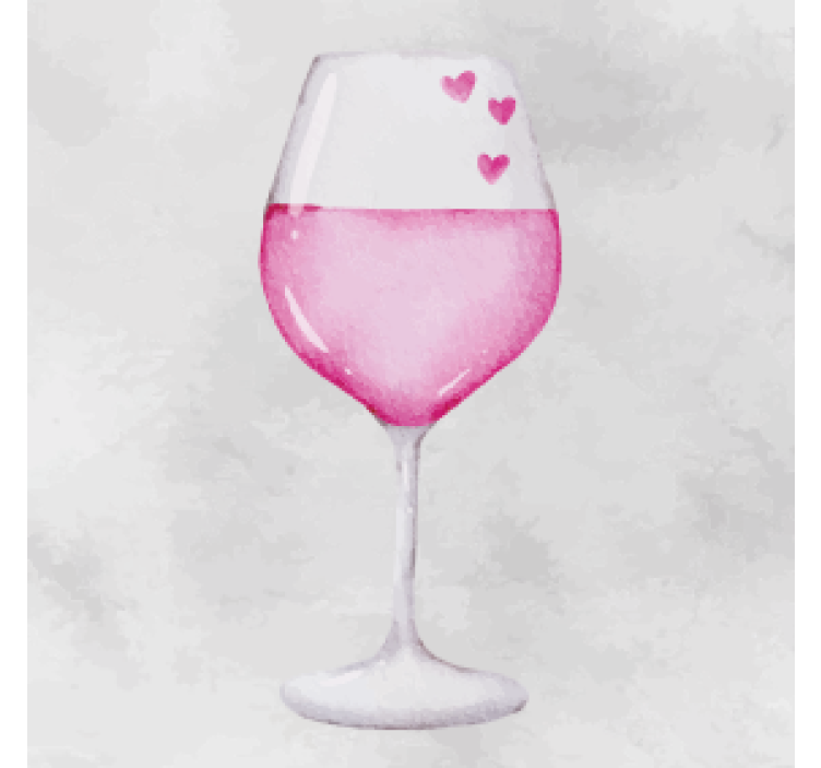 Glas vin modern glasunderlägg - Tenstickers