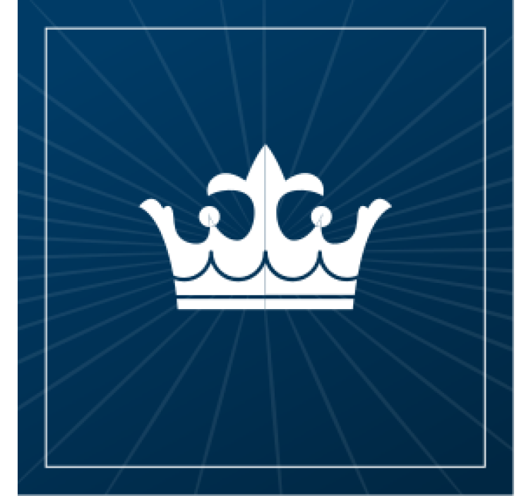 Kungens krona fler glasunderlägg - Tenstickers