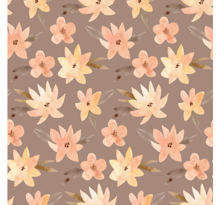 Aquarella blommor pastellfärger fler glasunderlägg - Tenstickers