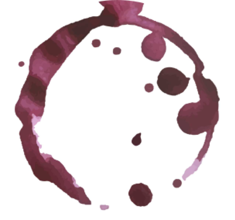 Vinfläckar Glasunderlägg övriga - Tenstickers