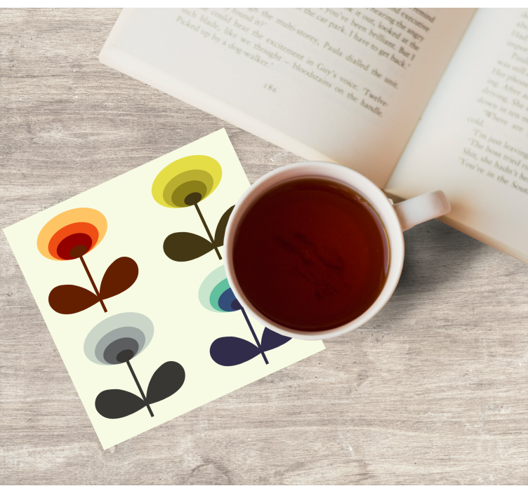 70-tals vintage blomunderlägg - Tenstickers