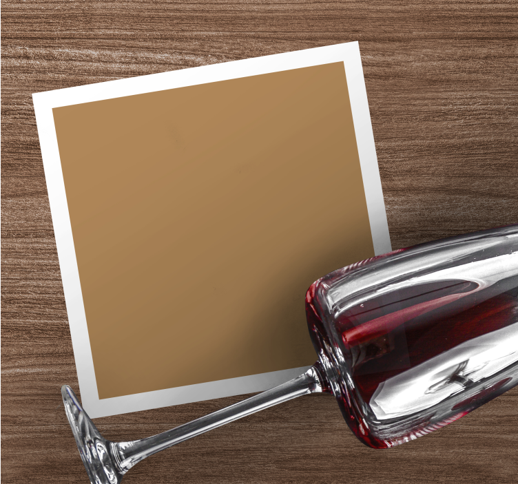 Anpassningsbar glasunderlägg elegant brun rymd - Tenstickers