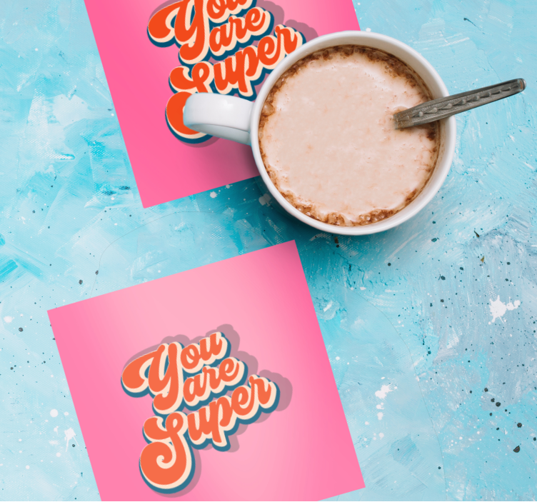 Glasunderlägg fraser med inspirerande citat - Tenstickers