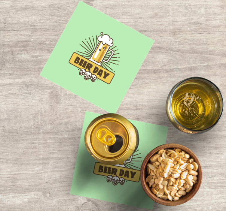 Glasunderlägg öl Ölmuggfirande - Tenstickers