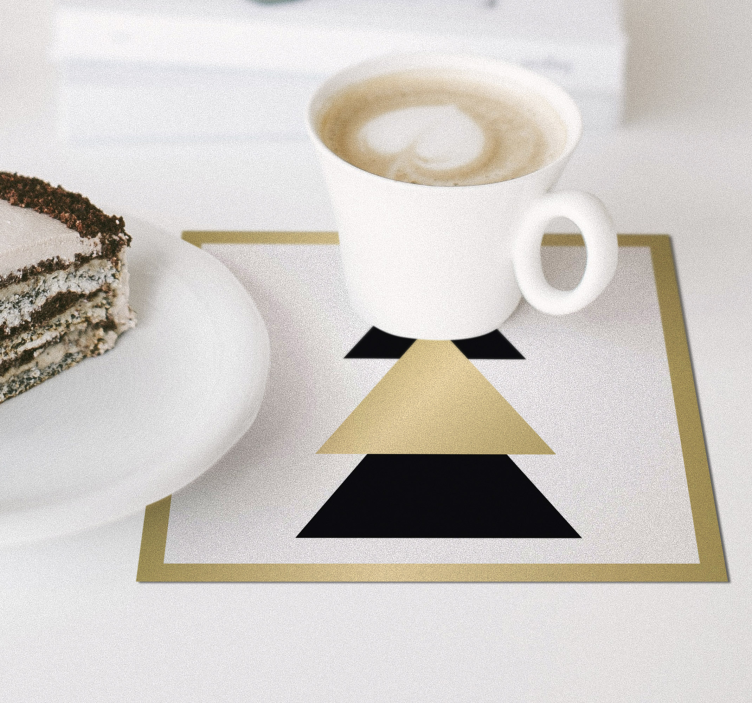 Jul eleganta träd mönster drink glasunderlägg - Tenstickers