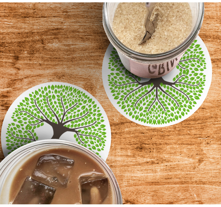 Livets träd modern vinylunderlägg - Tenstickers