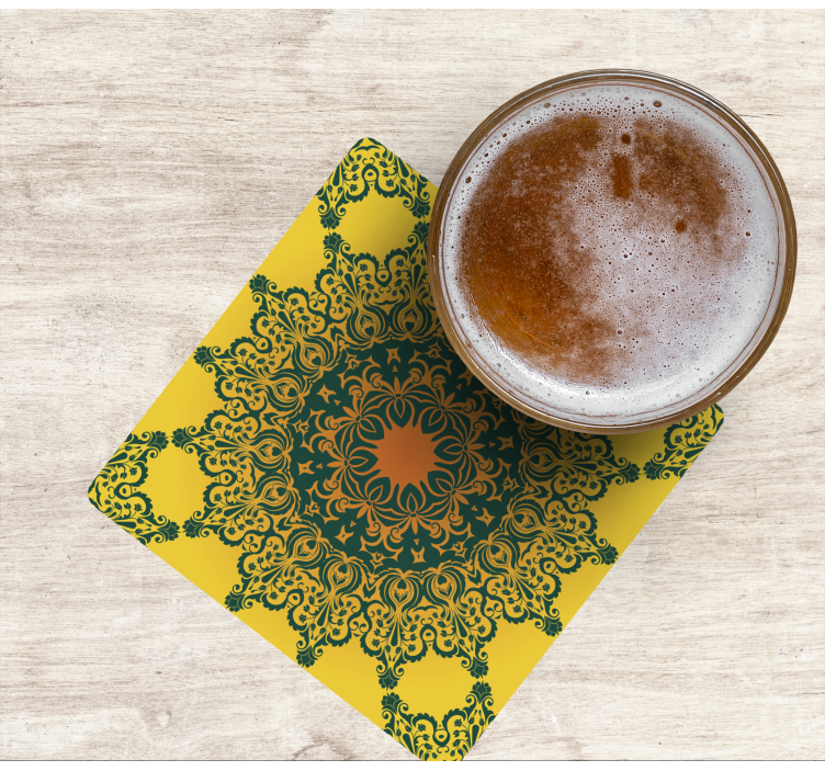 Marockansk solplatta ¡glasunderlägg - Tenstickers