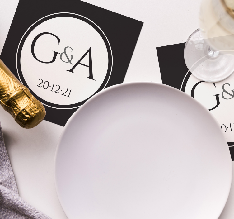 Personlig klassisk bröllopsbana - Tenstickers