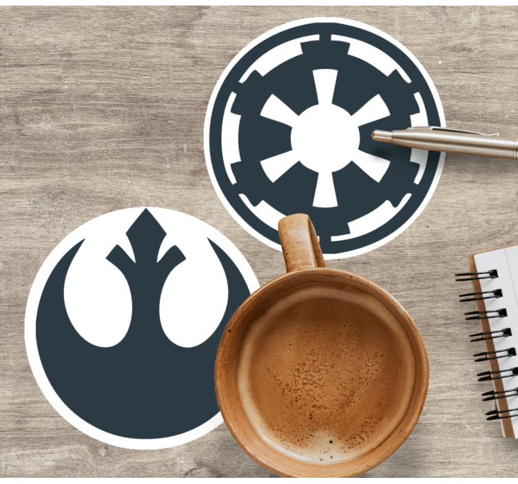 Star wars motiv moderna glasunderlägg - Tenstickers