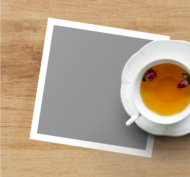 Ultimata grå färger modern glasunderlägg - Tenstickers