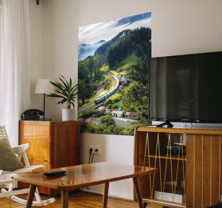 Landskap tåg poster - Tenstickers