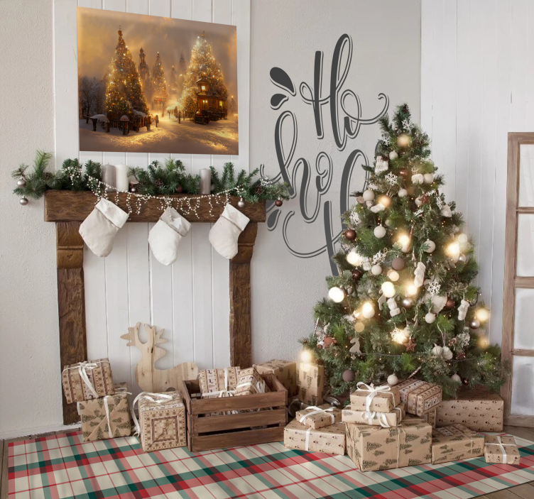 Vinter underland klistermärke - Tenstickers