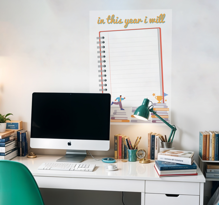 Affisch om årets mål - Tenstickers