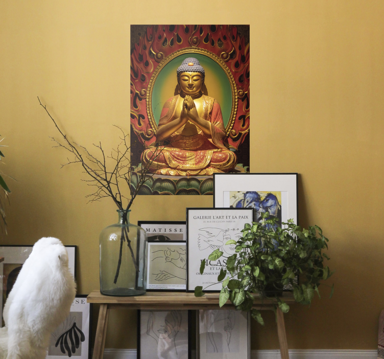 Buddha religiös poster design - Tenstickers