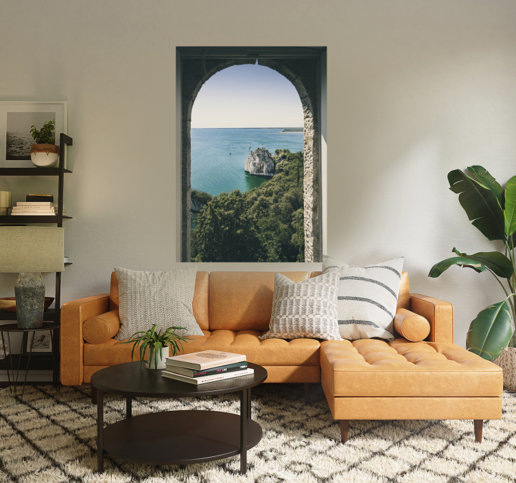 Landskap havsutsikt poster - Tenstickers