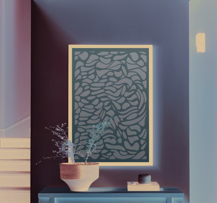 Naturligt tryck nordisk affisch - Tenstickers