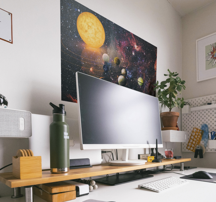 Solsystem affischtryck - Tenstickers