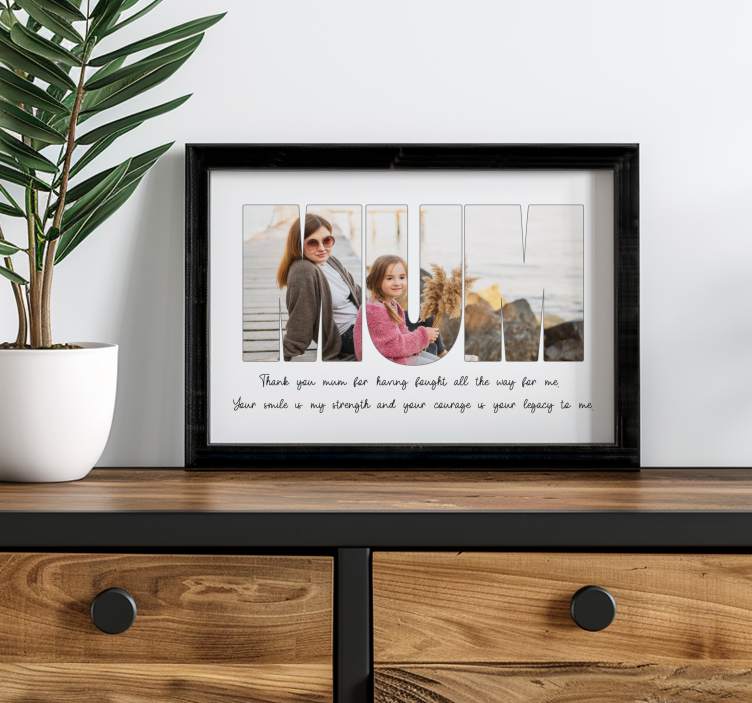 Tack mamma Poster vardagsrum - Tenstickers