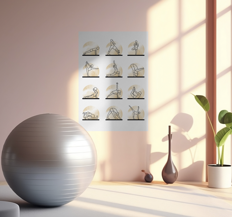 Yoga ställningar alla poster - Tenstickers