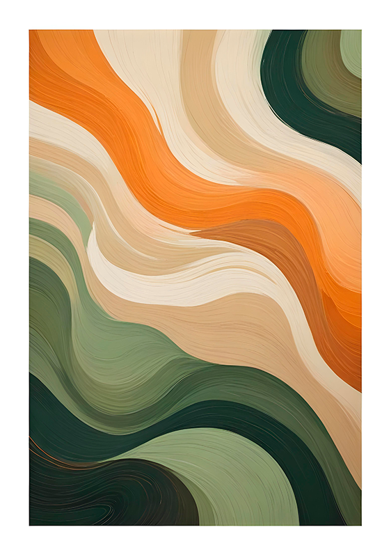 Flerfärgade pasteller Konst posters - Tenstickers