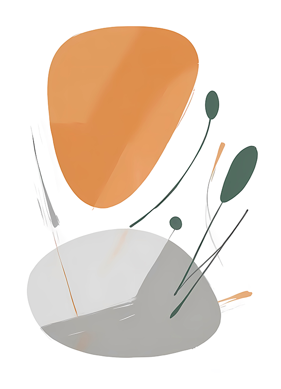 Konstnärlig störning Abstrakt poster - Tenstickers