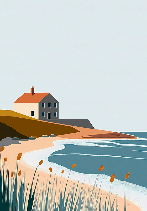 Lugnt liv affisch konstnärlig teckning - Tenstickers