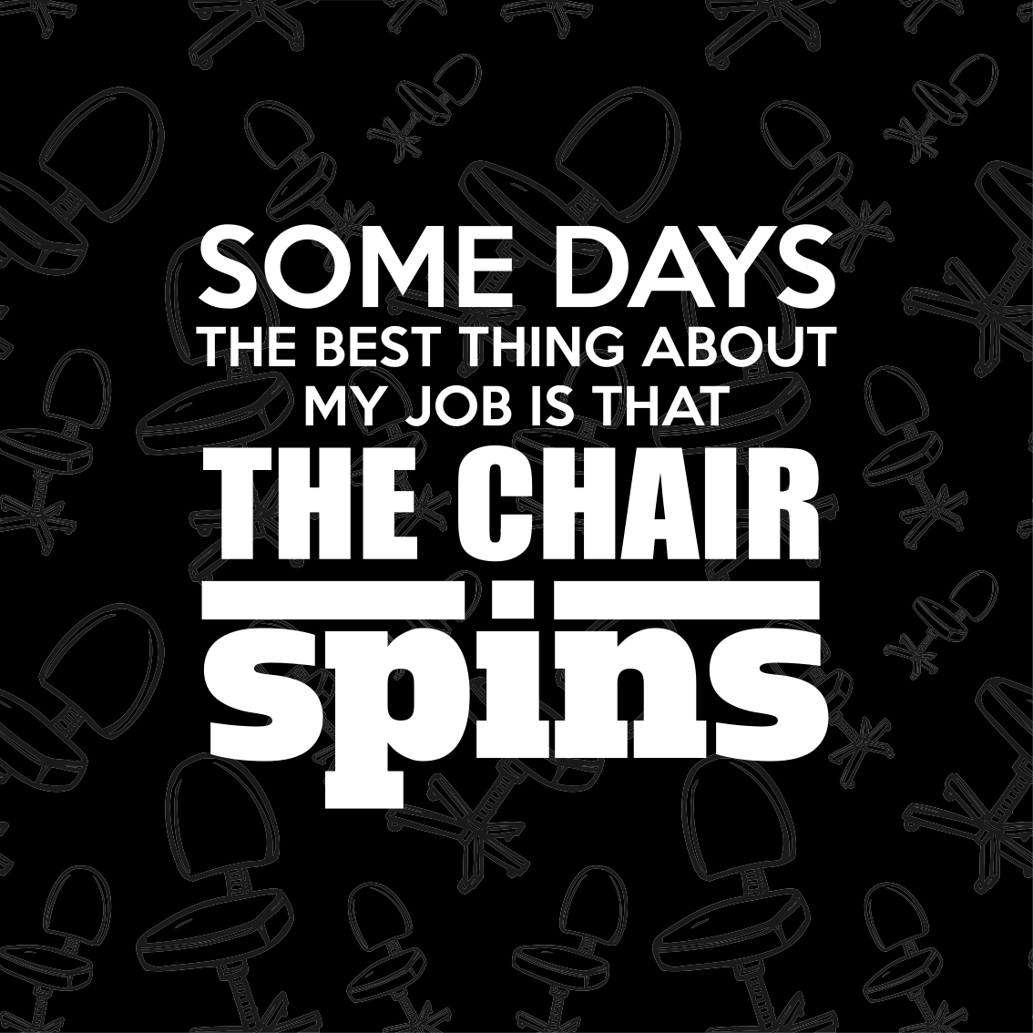 Rolig jobb citat poster kontor - Tenstickers