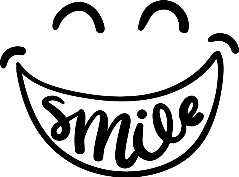 Smile poster kontor - Tenstickers