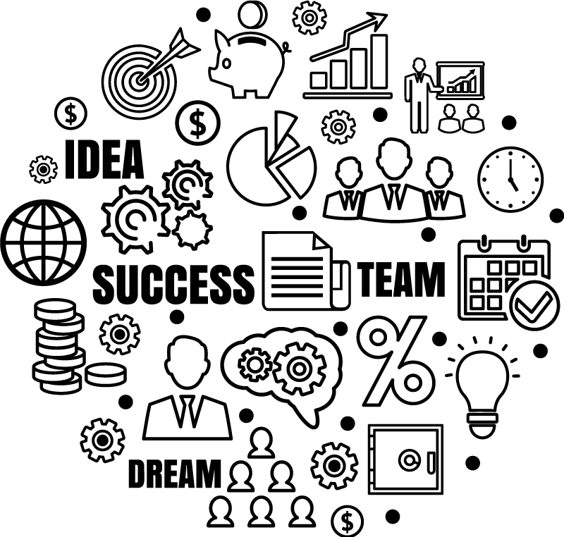 Poster kontor affärsikon - Tenstickers