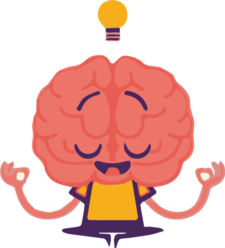 Poster kontor zen hjärna - Tenstickers