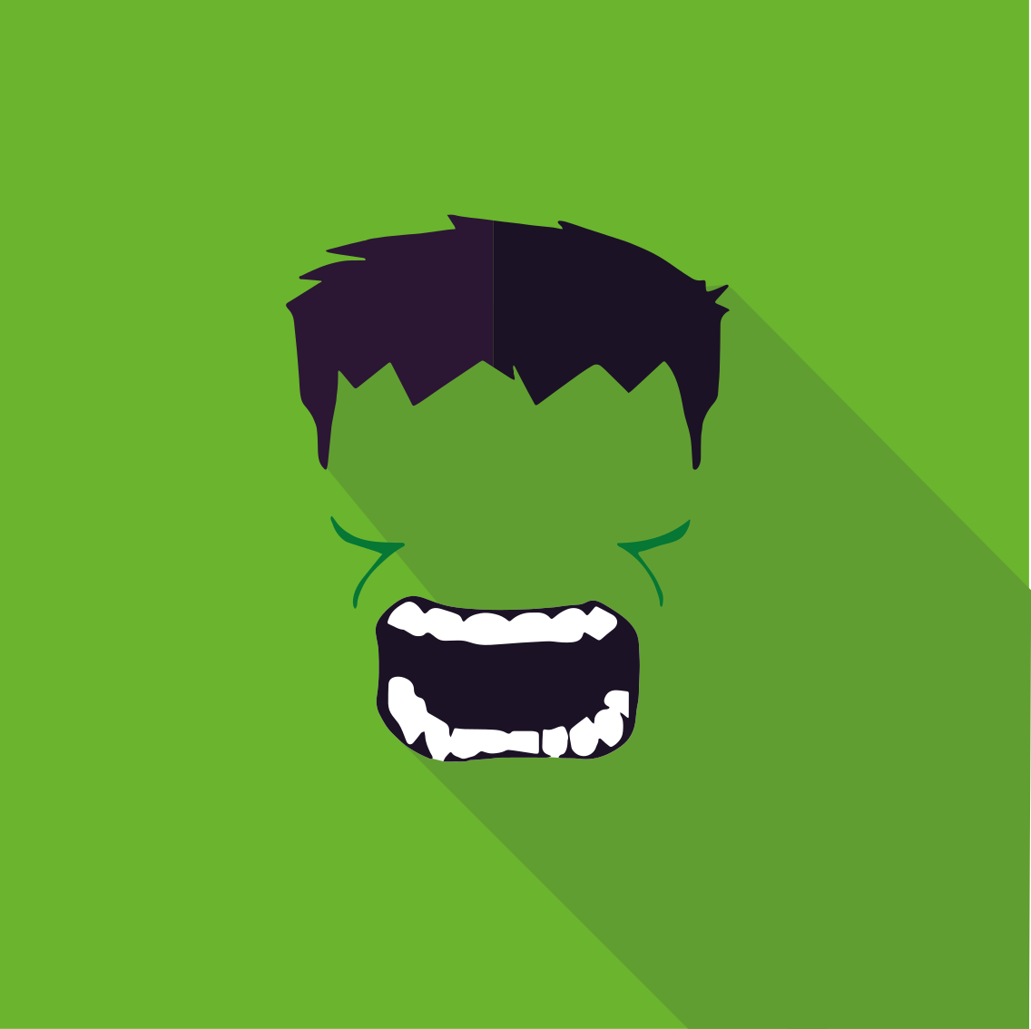 Poster ungfödd grön superhjälte - Tenstickers