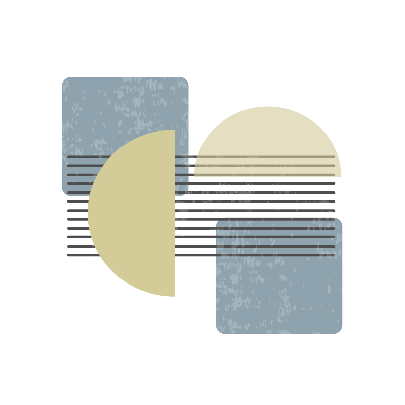 Poster vardagsrum modern design samtida konst - Tenstickers