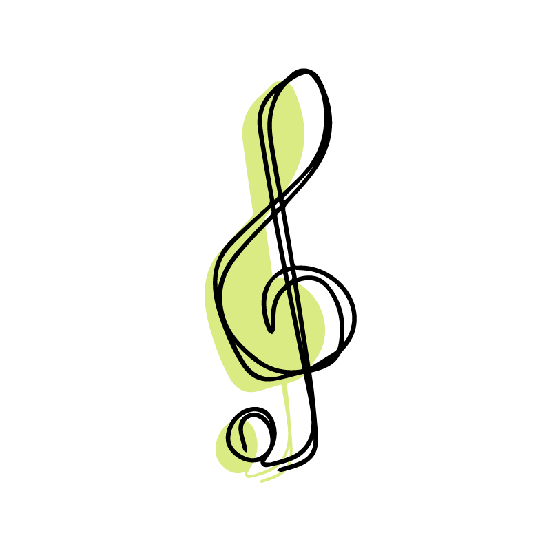 Poster vardagsrum minimalistisk notdesign söt stil - Tenstickers