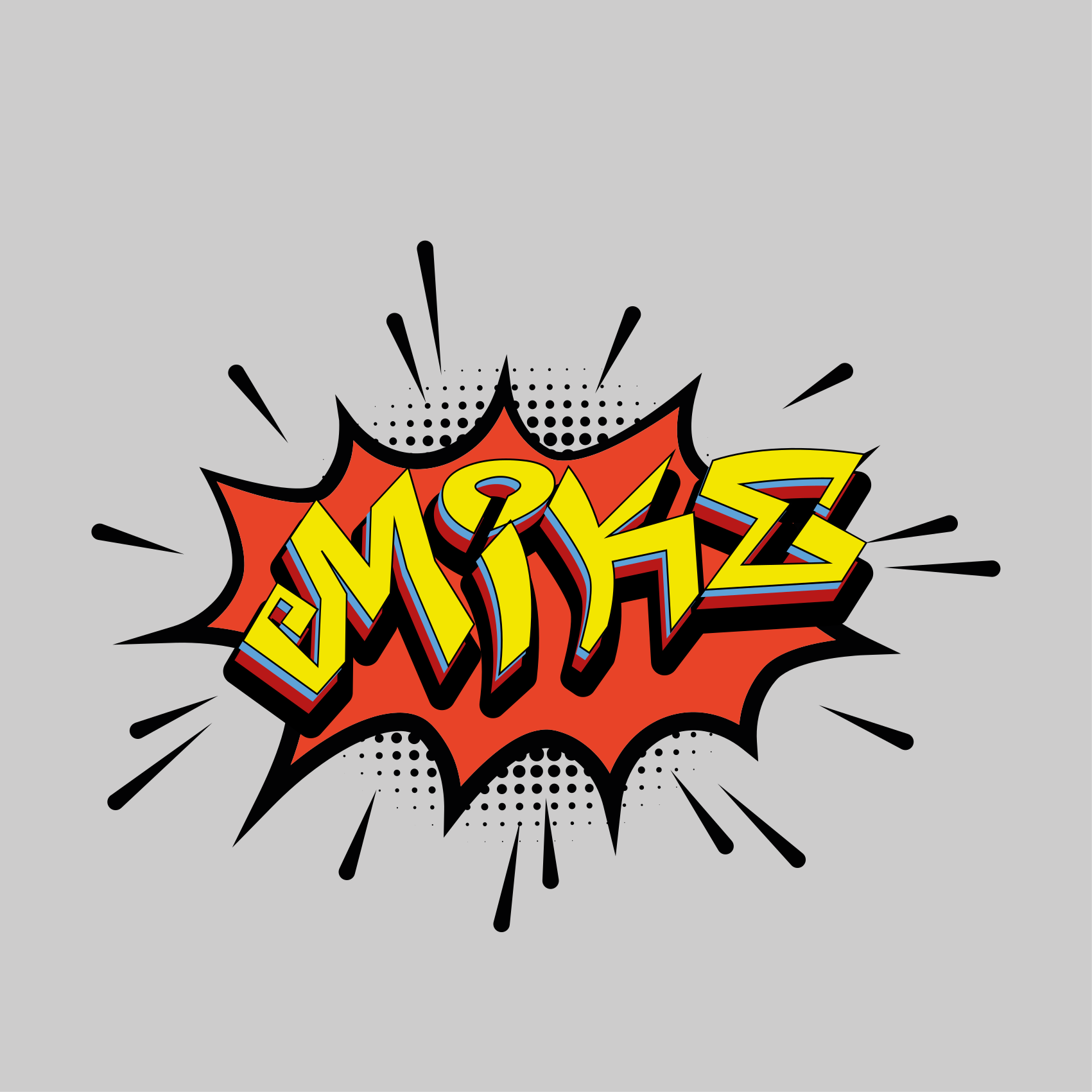 Poster ungfödd i serietidningsstil - Tenstickers