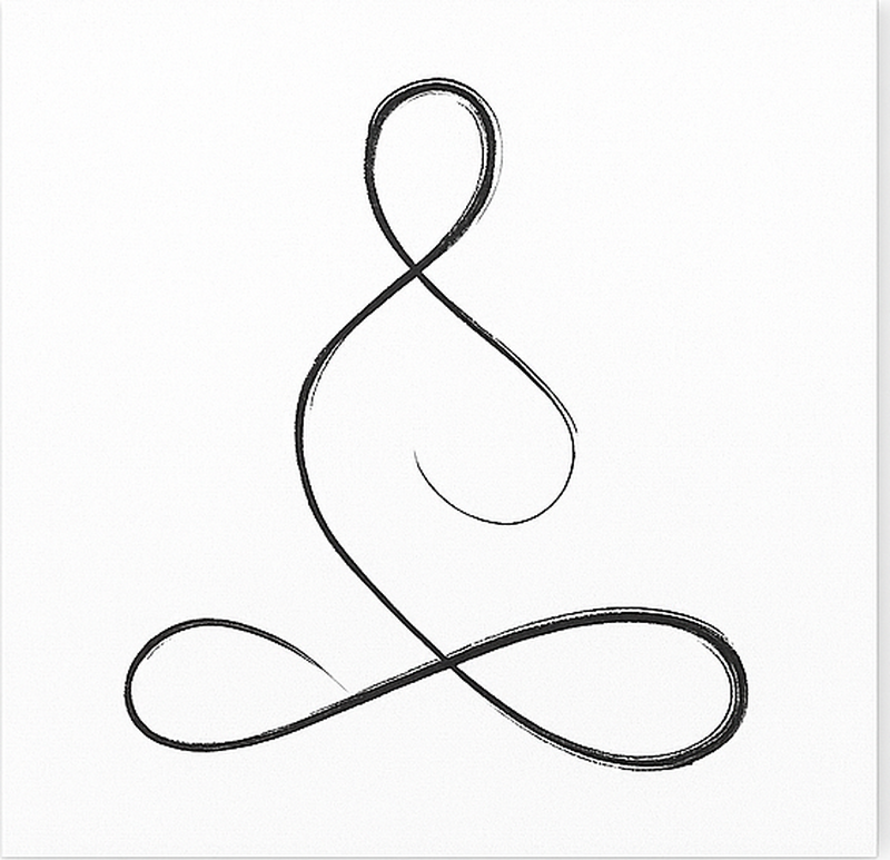 Posters sport breath yoga design - Tenstickers