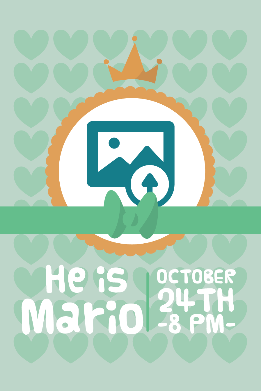 Personliga posters han är mario - Tenstickers