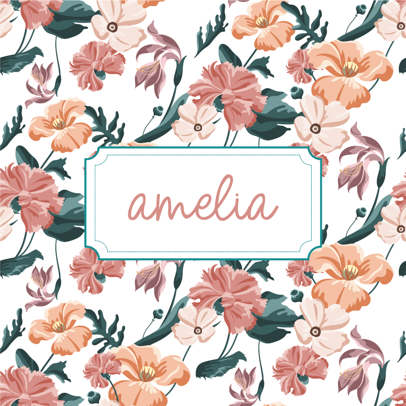 Personliga posters med anpassad botanisk arrangemang - Tenstickers