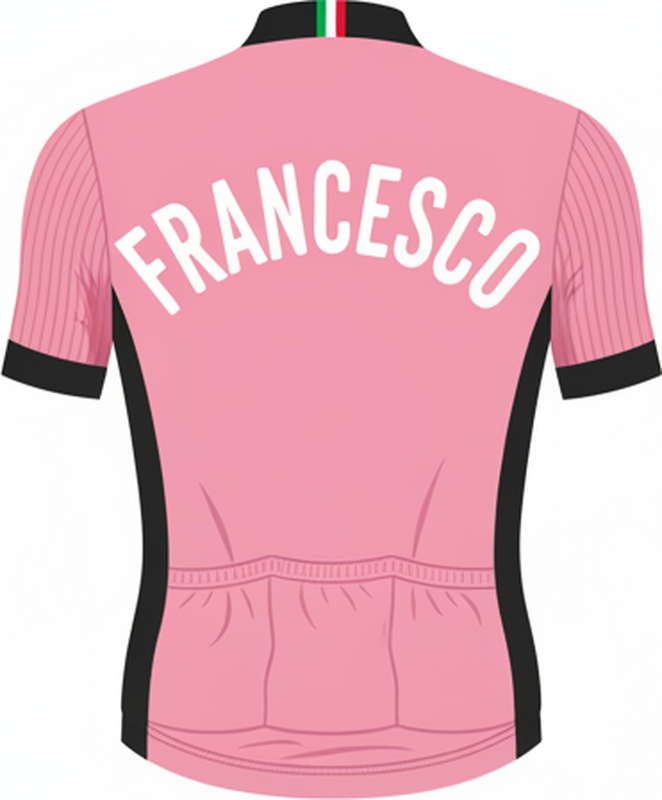 Poster cykling maglia rosa - Tenstickers