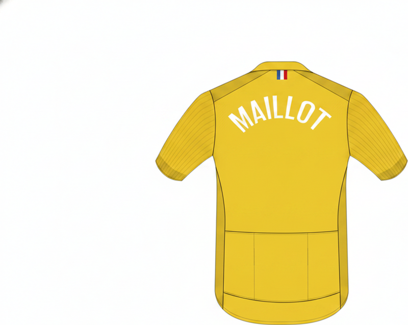 Poster cykling gul "maillot" - Tenstickers